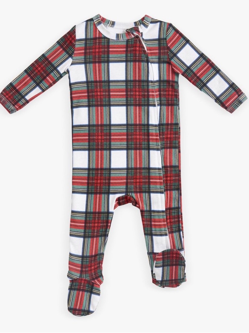 Pottery Barn Kids Stewart Plaid Baby Pajamas